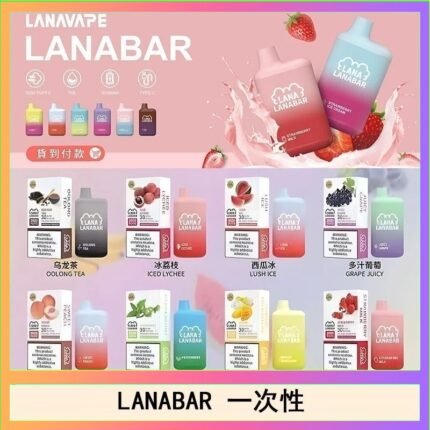 LANA BAR可充电一次性電子煙霧化5000口(3.0%)